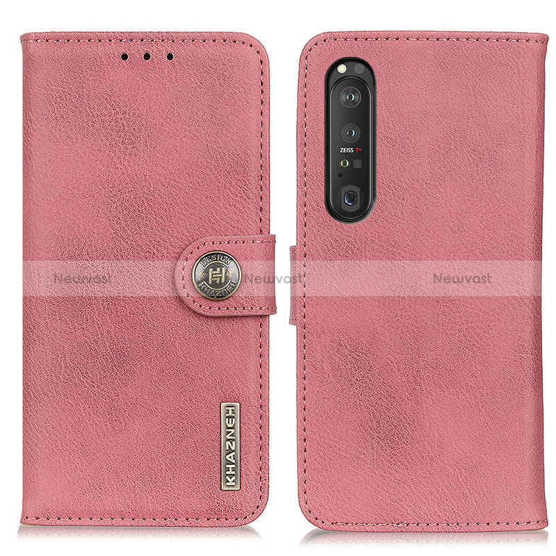 Leather Case Stands Flip Cover Holder K02Z for Sony Xperia 1 III