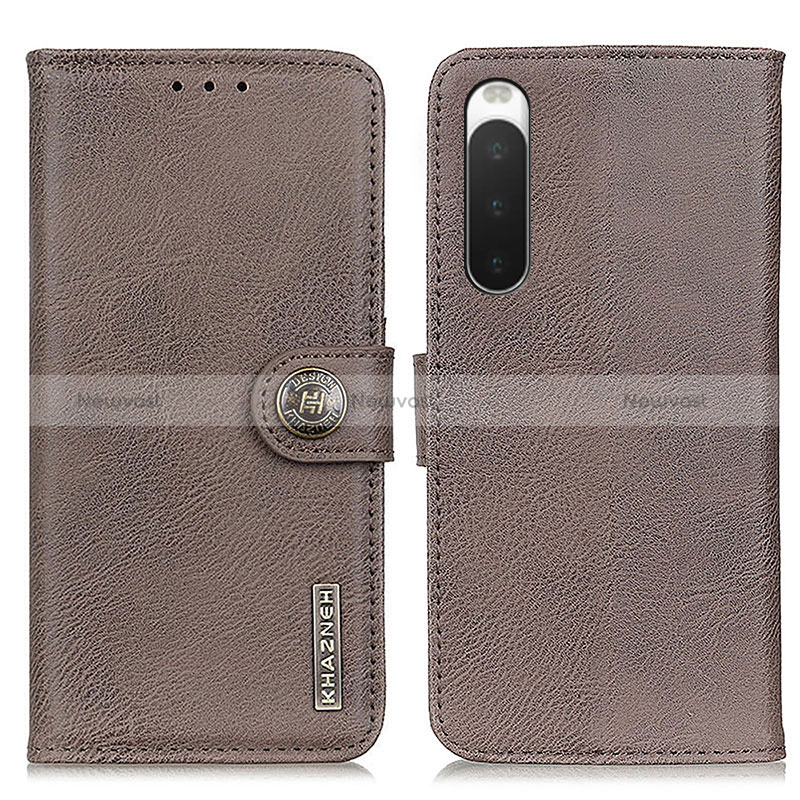 Leather Case Stands Flip Cover Holder K02Z for Sony Xperia 10 IV