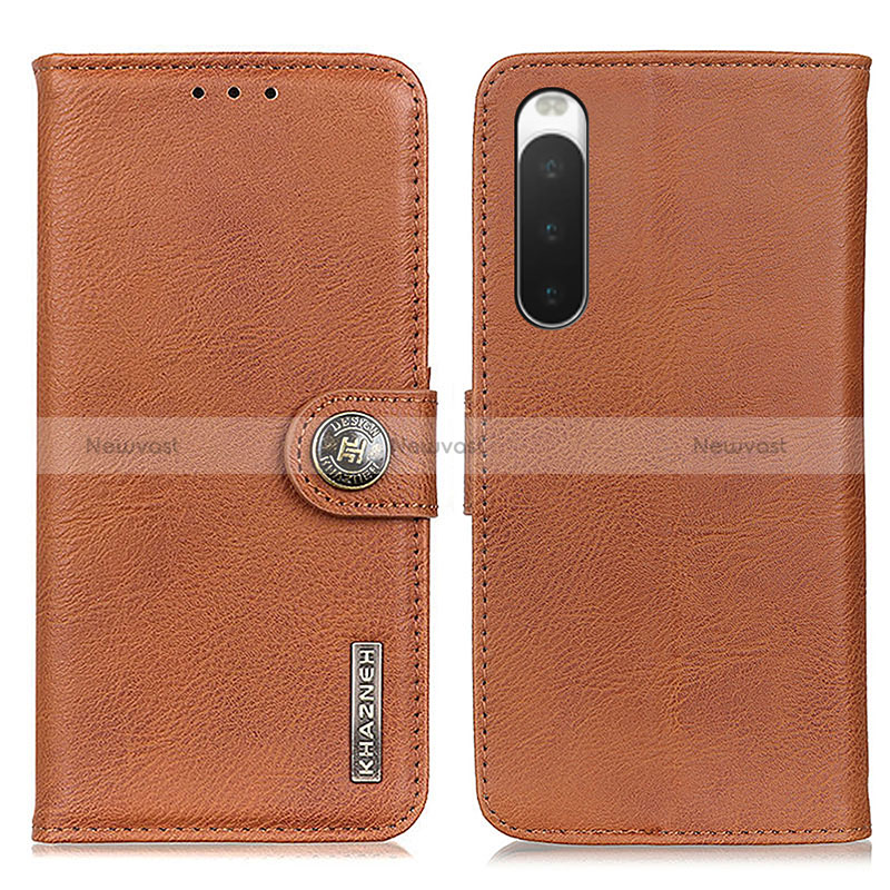 Leather Case Stands Flip Cover Holder K02Z for Sony Xperia 10 IV