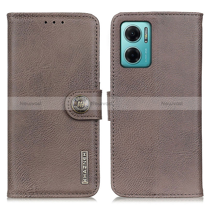 Leather Case Stands Flip Cover Holder K02Z for Xiaomi Redmi 10 Prime Plus 5G
