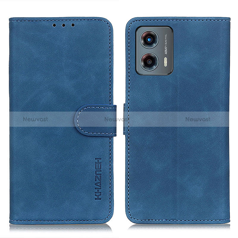 Leather Case Stands Flip Cover Holder K03Z for Motorola Moto G 5G (2023)