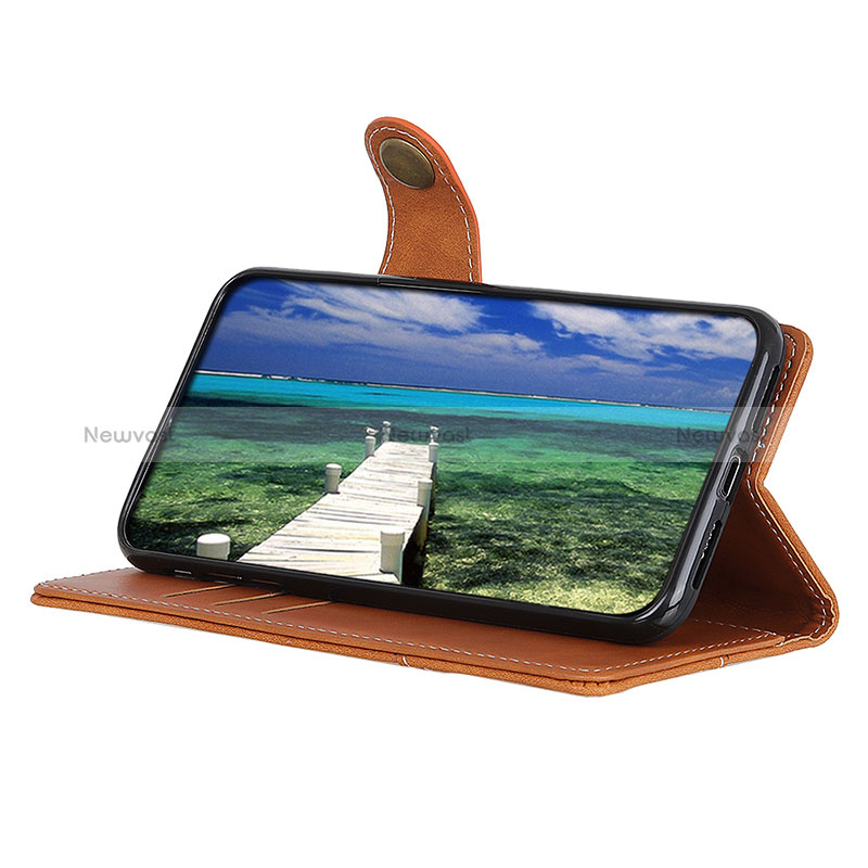 Leather Case Stands Flip Cover Holder K03Z for Oppo A95 4G