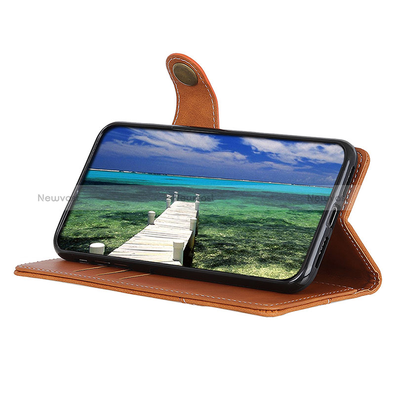 Leather Case Stands Flip Cover Holder K03Z for Oppo Reno5 A