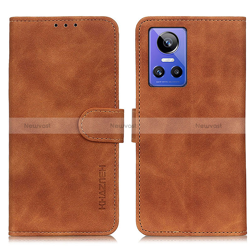 Leather Case Stands Flip Cover Holder K03Z for Realme GT Neo3 5G