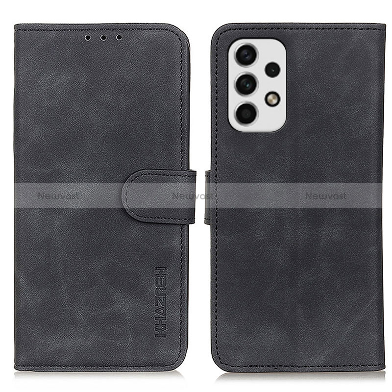 Leather Case Stands Flip Cover Holder K03Z for Samsung Galaxy A23 4G