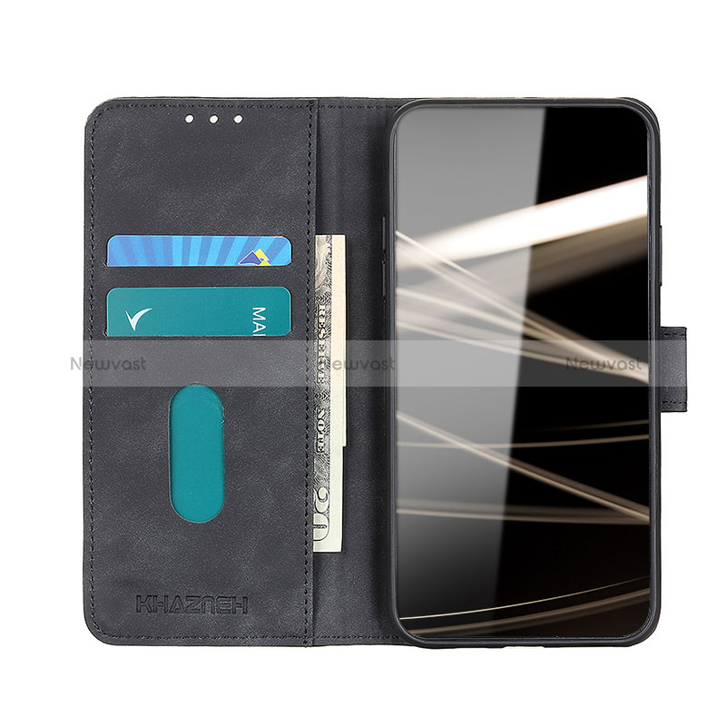 Leather Case Stands Flip Cover Holder K03Z for Vivo iQOO Z6 5G