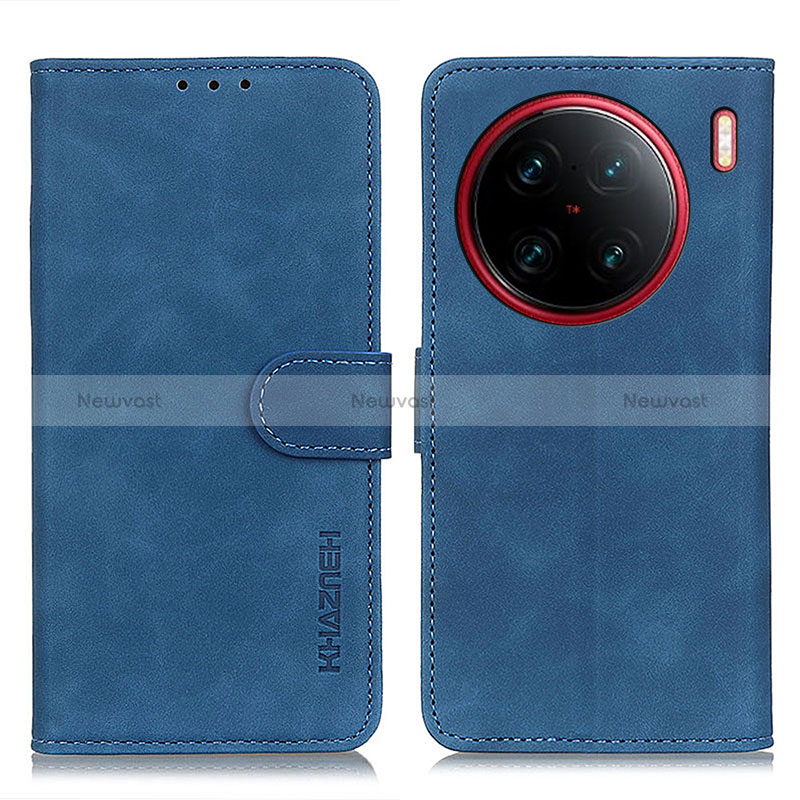 Leather Case Stands Flip Cover Holder K03Z for Vivo X90 Pro+ Plus 5G