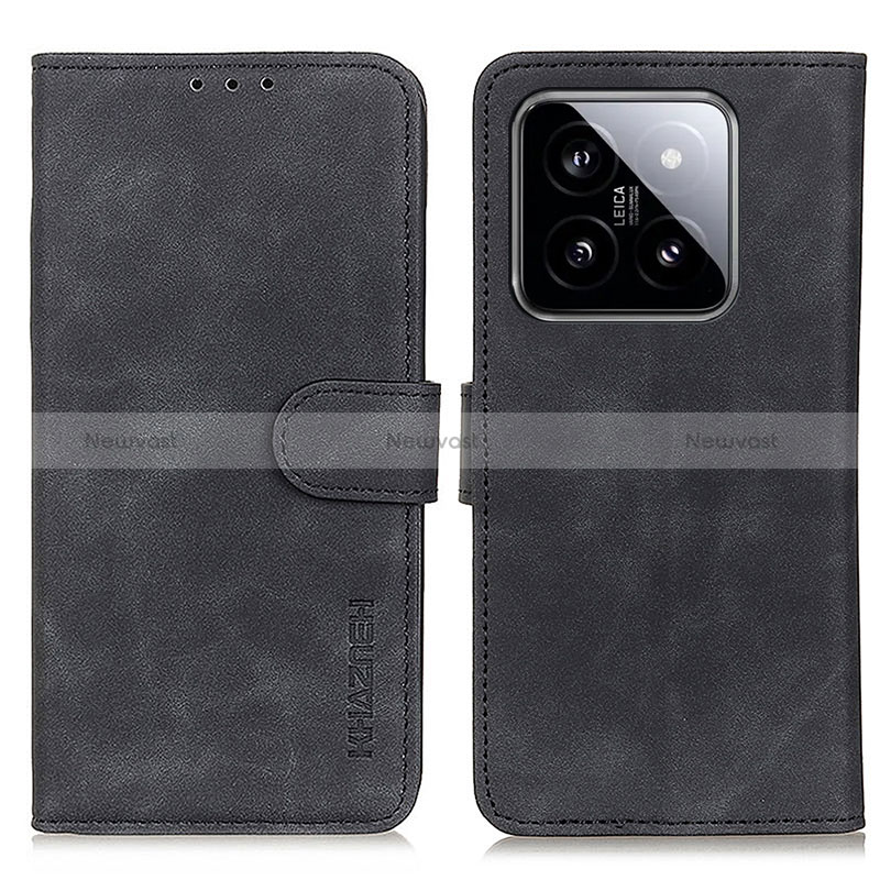 Leather Case Stands Flip Cover Holder K03Z for Xiaomi Mi 14 Pro 5G