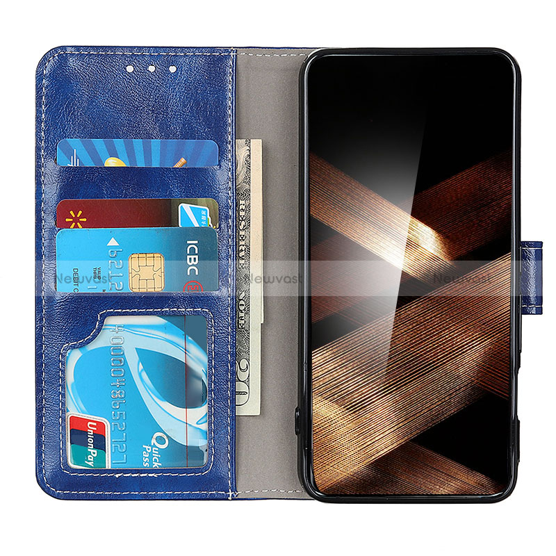 Leather Case Stands Flip Cover Holder K04Z for Huawei Honor X9b 5G