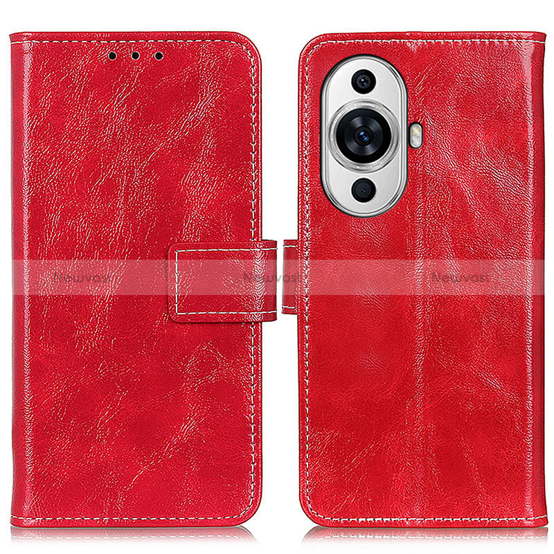 Leather Case Stands Flip Cover Holder K04Z for Huawei Nova 11 Ultra