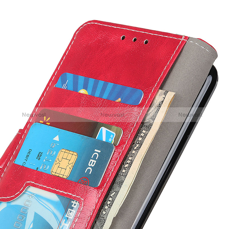 Leather Case Stands Flip Cover Holder K04Z for Oppo A96 4G