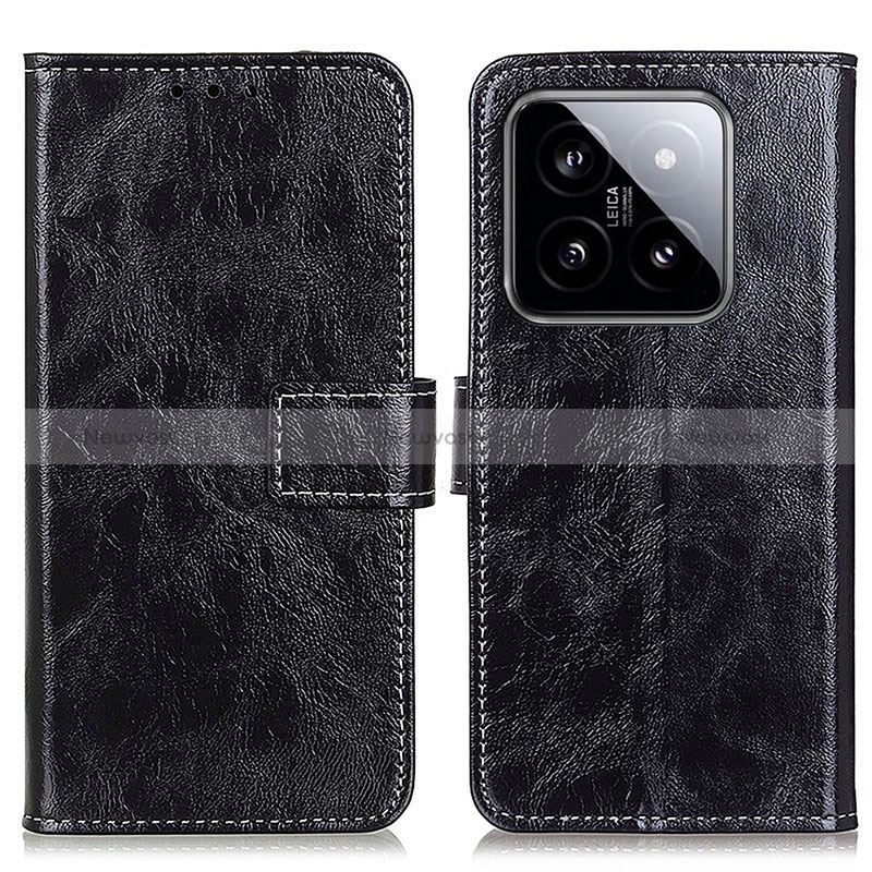 Leather Case Stands Flip Cover Holder K04Z for Xiaomi Mi 14 5G