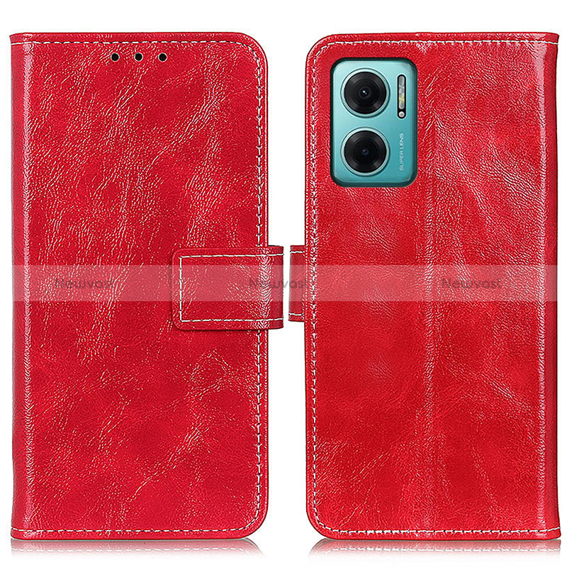 Leather Case Stands Flip Cover Holder K04Z for Xiaomi Redmi Note 11E 5G