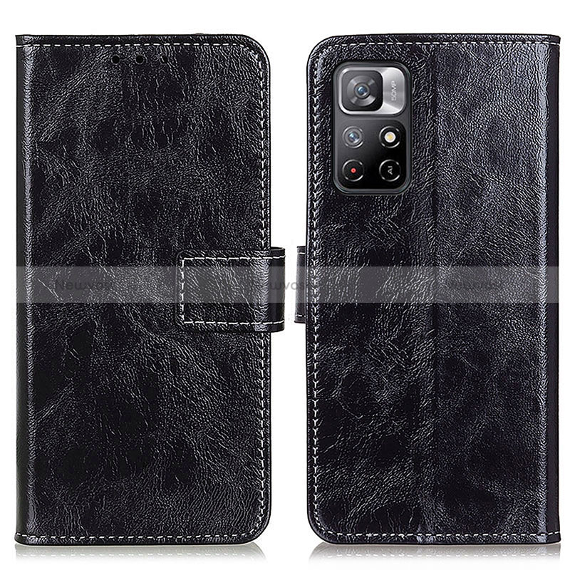 Leather Case Stands Flip Cover Holder K04Z for Xiaomi Redmi Note 11S 5G