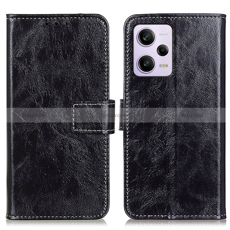 Leather Case Stands Flip Cover Holder K04Z for Xiaomi Redmi Note 12 Pro 5G