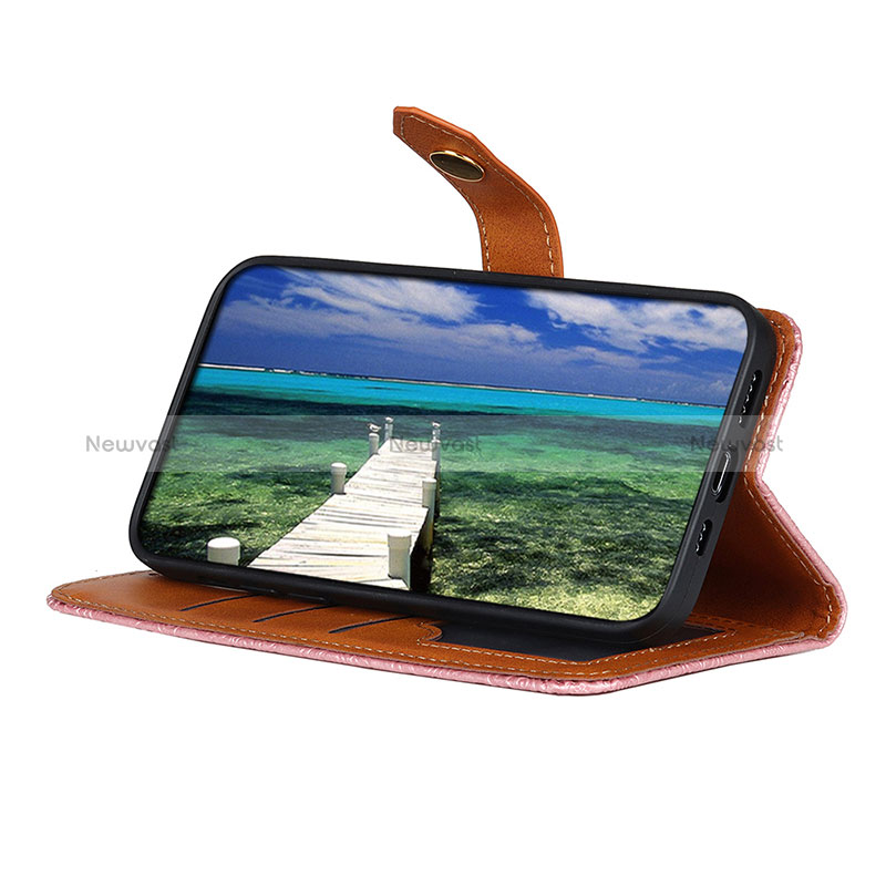 Leather Case Stands Flip Cover Holder K05Z for Oppo A53s 5G