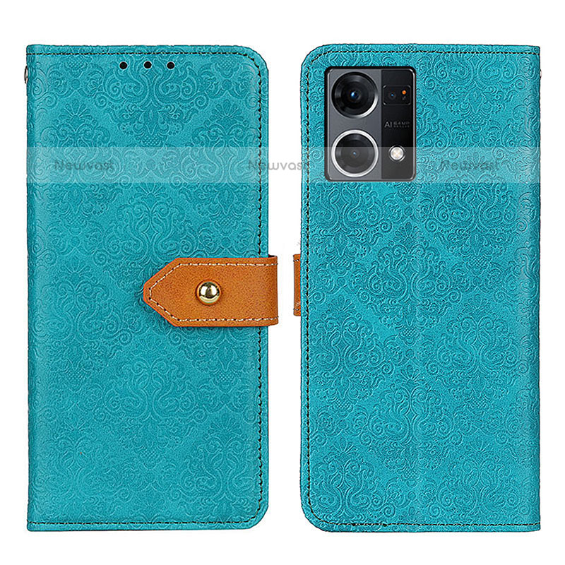 Leather Case Stands Flip Cover Holder K05Z for Oppo F21s Pro 4G