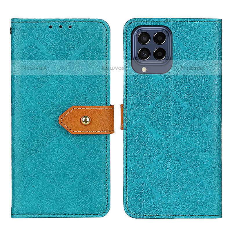 Leather Case Stands Flip Cover Holder K05Z for Samsung Galaxy M53 5G