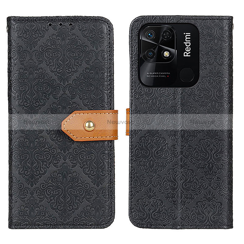 Leather Case Stands Flip Cover Holder K05Z for Xiaomi Redmi 10C 4G