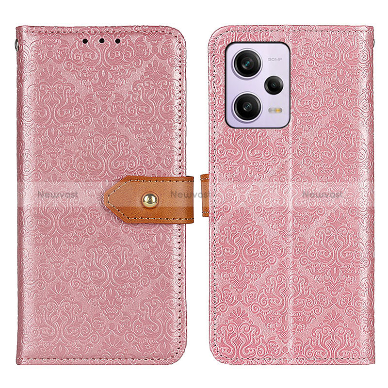 Leather Case Stands Flip Cover Holder K05Z for Xiaomi Redmi Note 12 Pro 5G