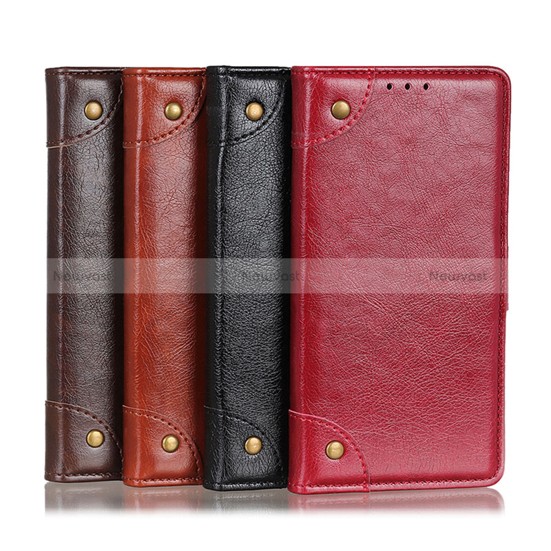 Leather Case Stands Flip Cover Holder K06Z for Oppo A95 4G