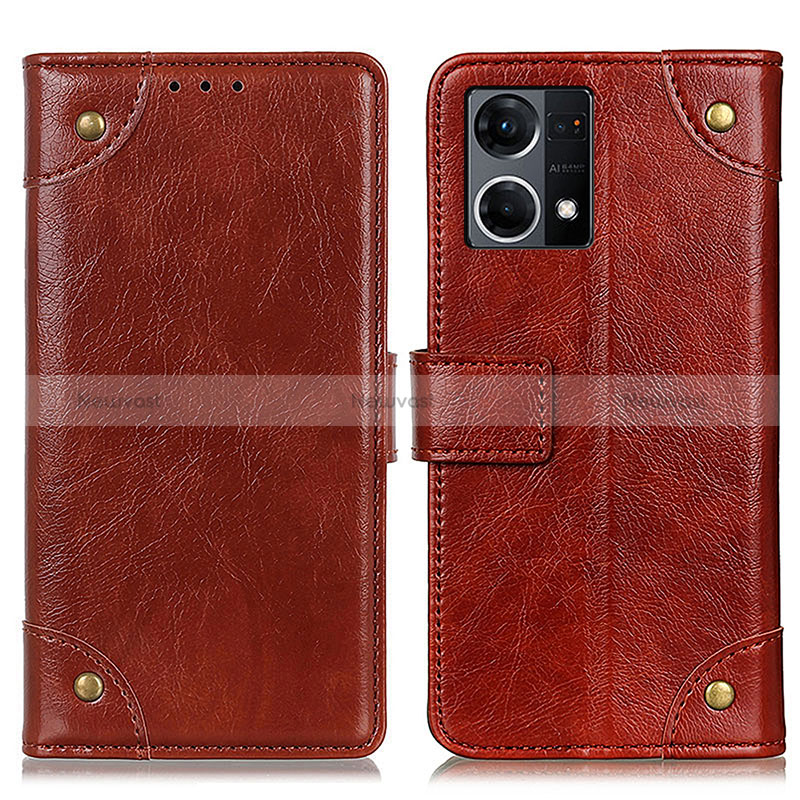 Leather Case Stands Flip Cover Holder K06Z for Oppo Reno8 4G