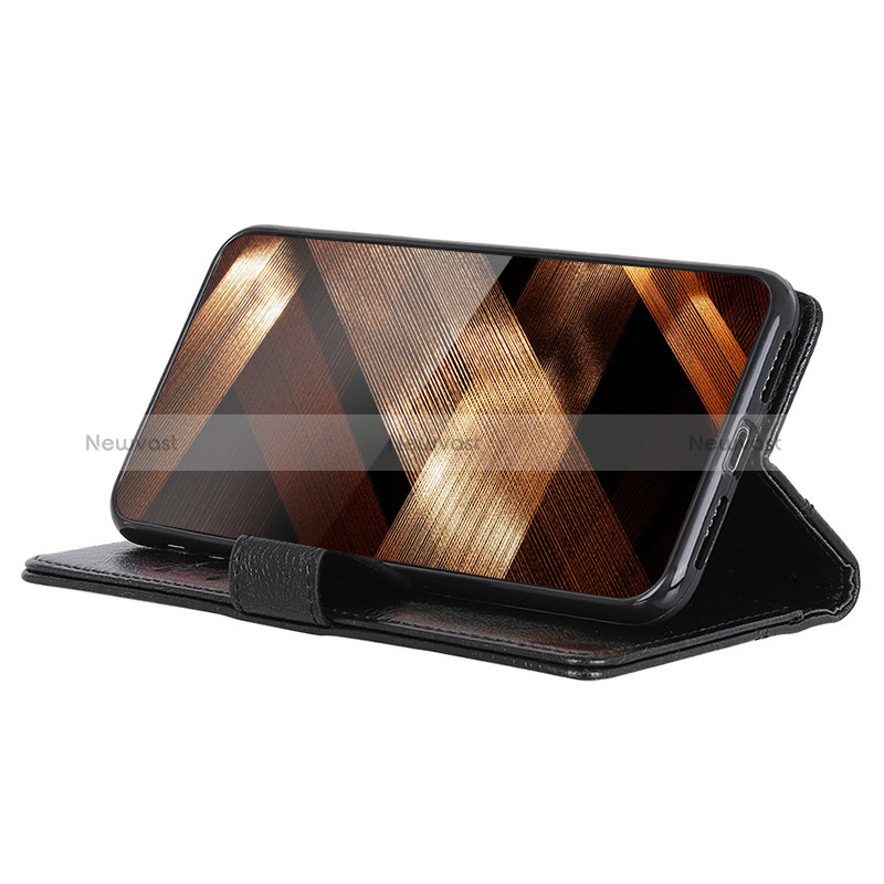 Leather Case Stands Flip Cover Holder K06Z for Vivo iQOO Z6 5G