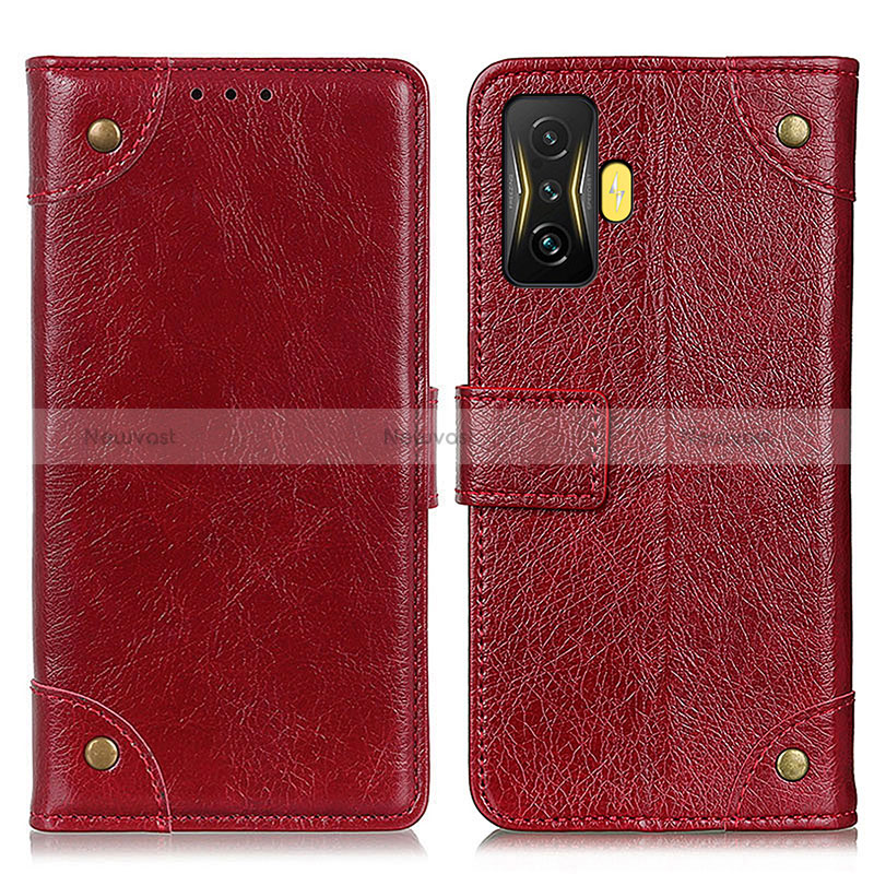 Leather Case Stands Flip Cover Holder K06Z for Xiaomi Poco F4 GT 5G