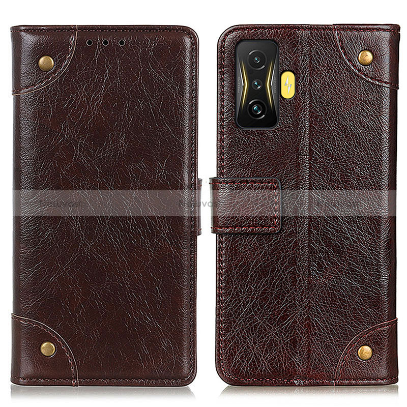 Leather Case Stands Flip Cover Holder K06Z for Xiaomi Poco F4 GT 5G