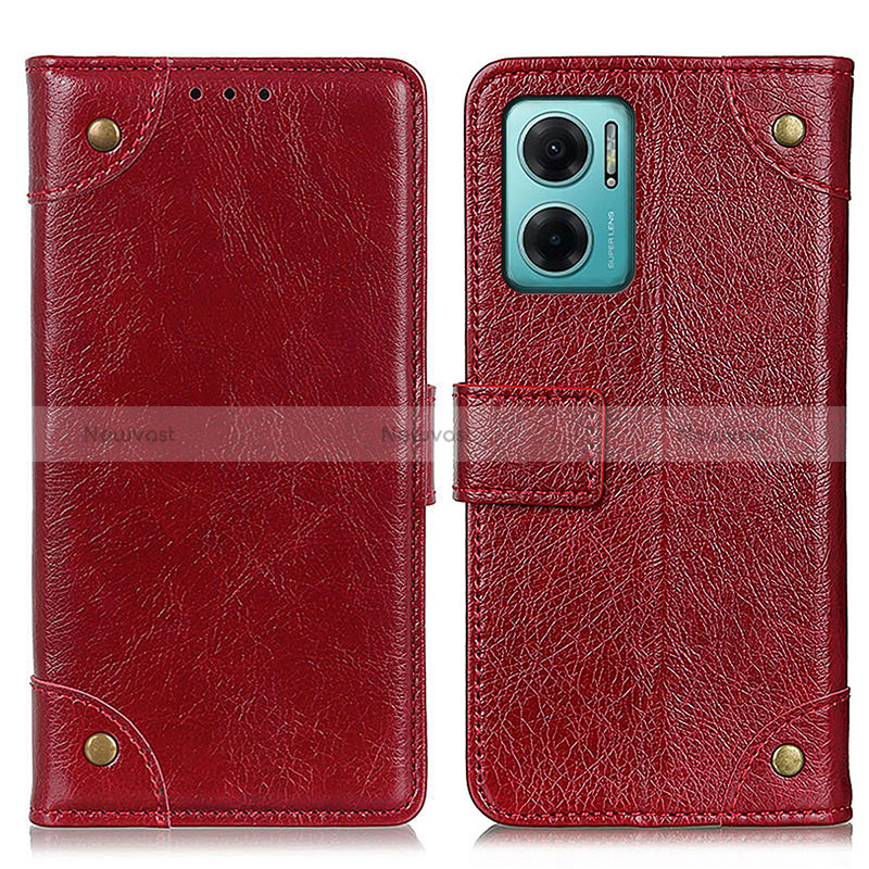 Leather Case Stands Flip Cover Holder K06Z for Xiaomi Redmi 10 Prime Plus 5G