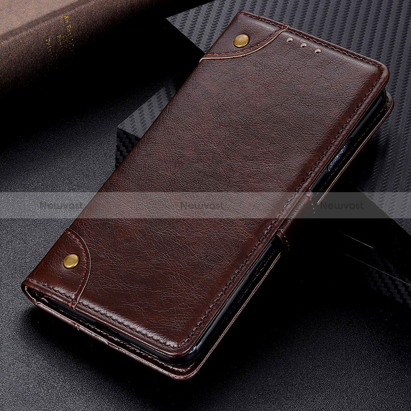 Leather Case Stands Flip Cover Holder K06Z for Xiaomi Redmi 9T 4G