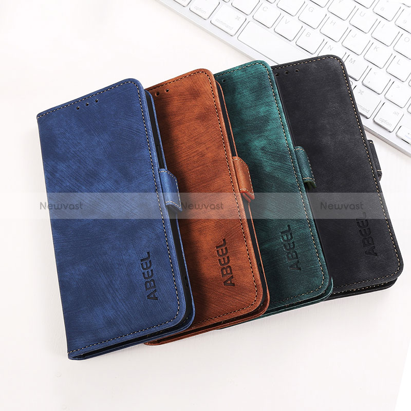 Leather Case Stands Flip Cover Holder K07Z for Oppo A58 5G