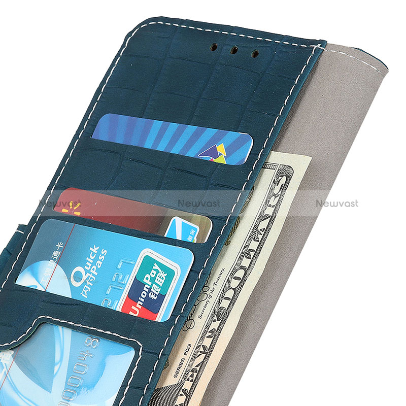 Leather Case Stands Flip Cover Holder K07Z for Oppo Reno5 A