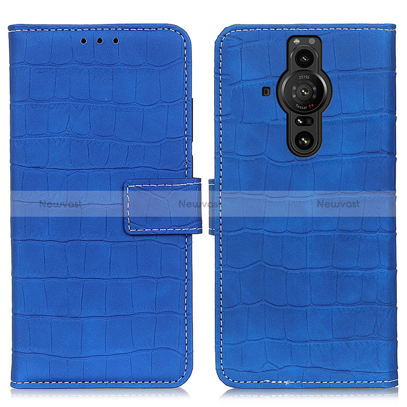 Leather Case Stands Flip Cover Holder K07Z for Sony Xperia PRO-I