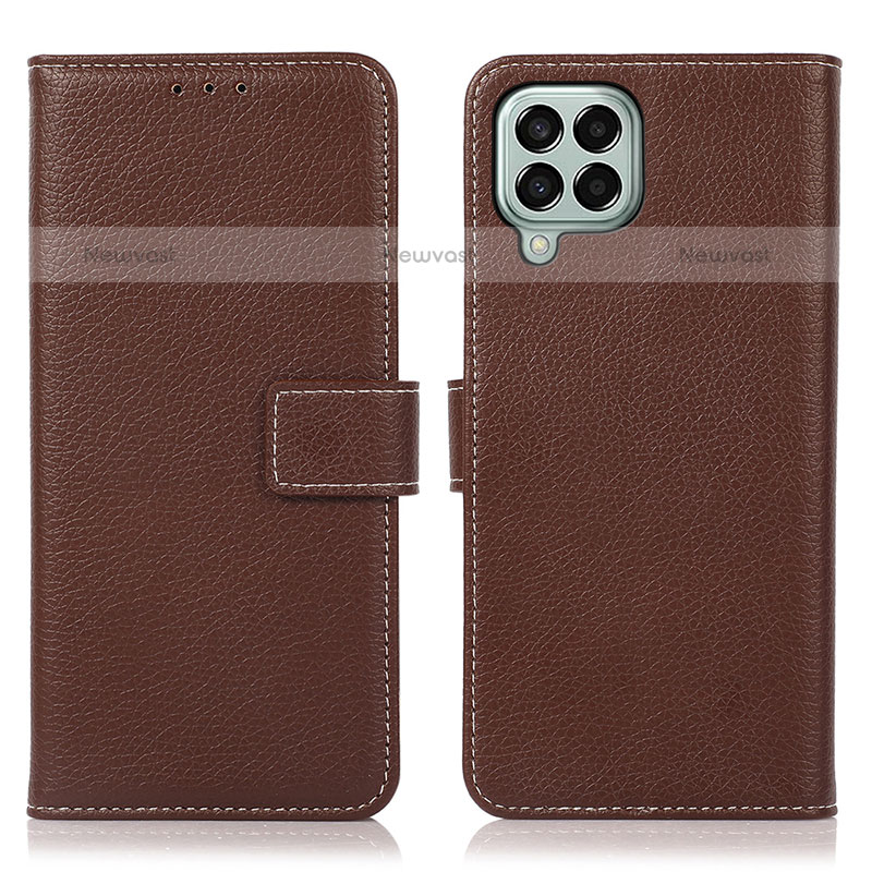 Leather Case Stands Flip Cover Holder K08Z for Samsung Galaxy M33 5G