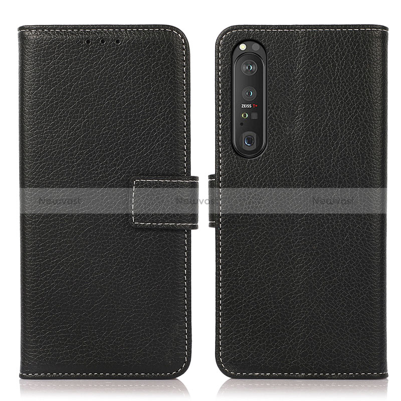 Leather Case Stands Flip Cover Holder K08Z for Sony Xperia 1 III