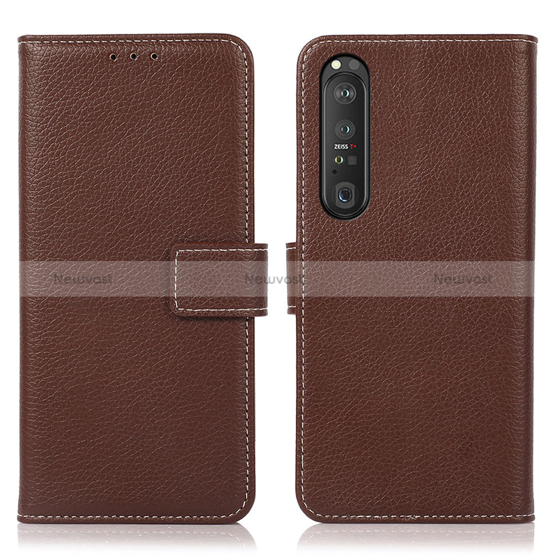Leather Case Stands Flip Cover Holder K08Z for Sony Xperia 1 III