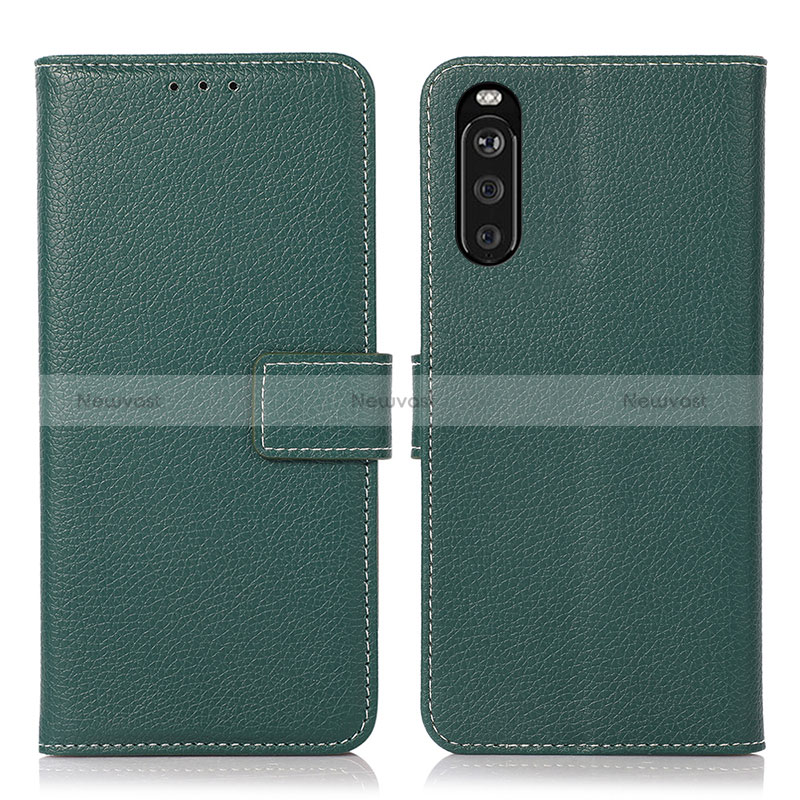 Leather Case Stands Flip Cover Holder K08Z for Sony Xperia 10 III