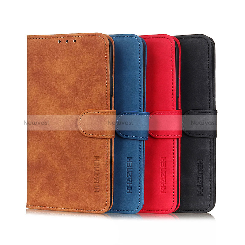 Leather Case Stands Flip Cover Holder K09Z for Oppo A57 5G