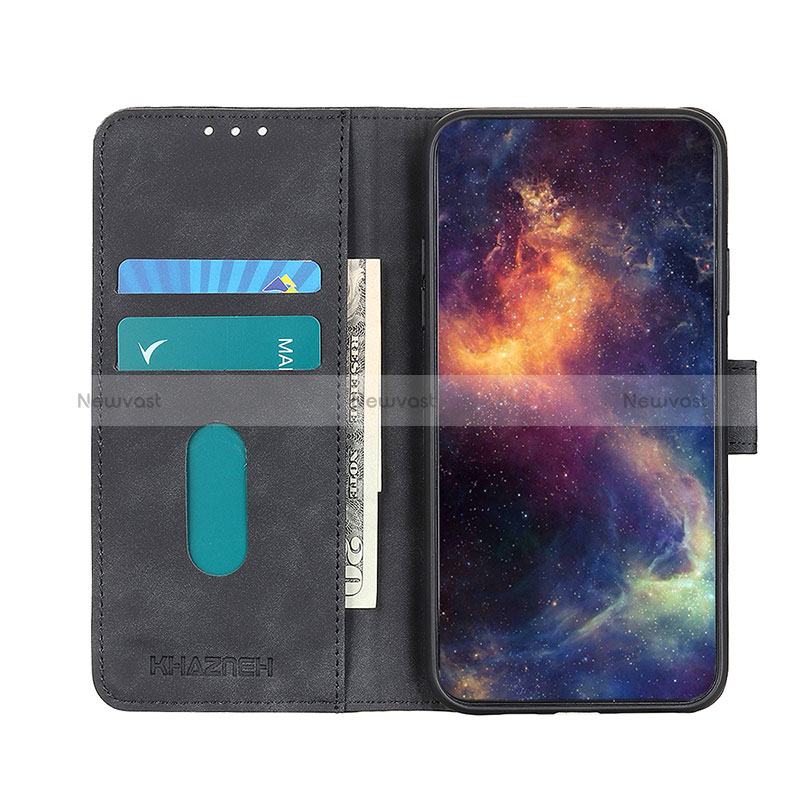 Leather Case Stands Flip Cover Holder K09Z for Oppo A57 5G