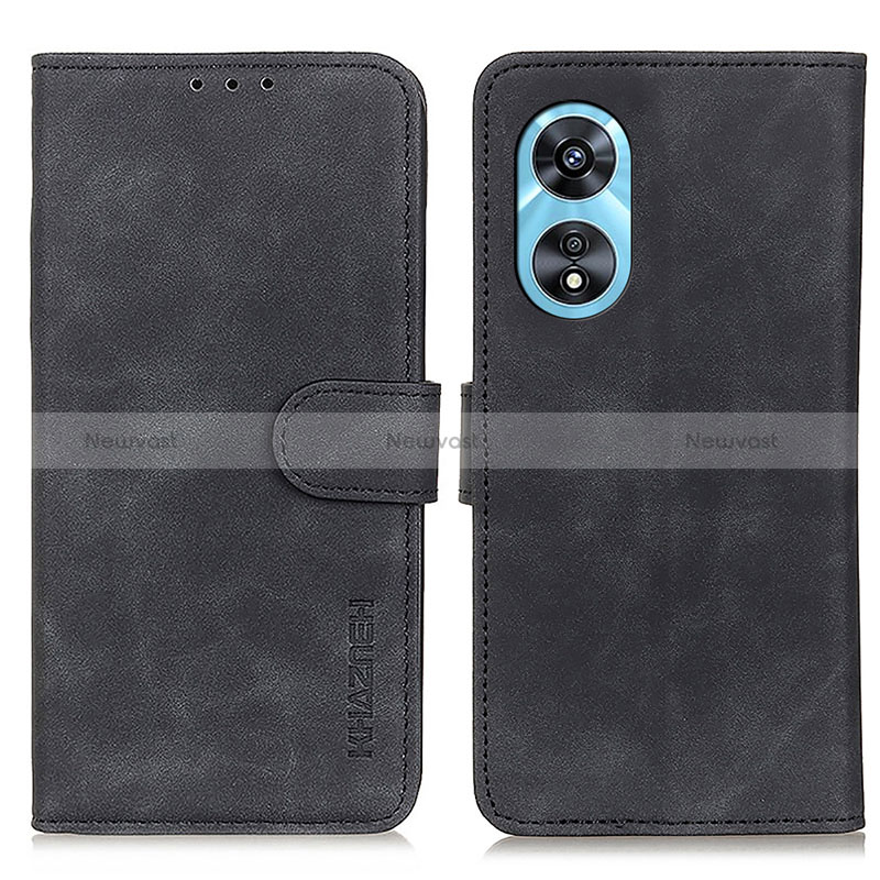Leather Case Stands Flip Cover Holder K09Z for Oppo A97 5G
