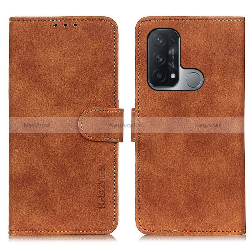 Leather Case Stands Flip Cover Holder K09Z for Oppo Reno5 A