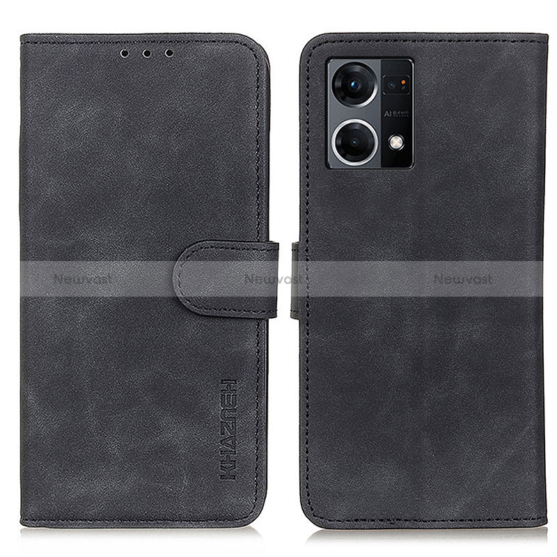 Leather Case Stands Flip Cover Holder K09Z for Oppo Reno8 4G