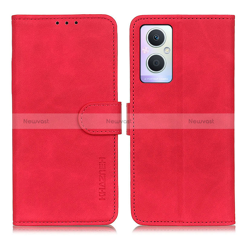 Leather Case Stands Flip Cover Holder K09Z for Oppo Reno8 Lite 5G