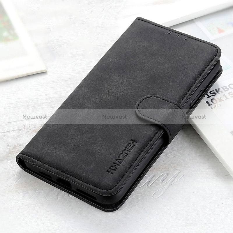 Leather Case Stands Flip Cover Holder KZ3 for Huawei Honor X5 Black