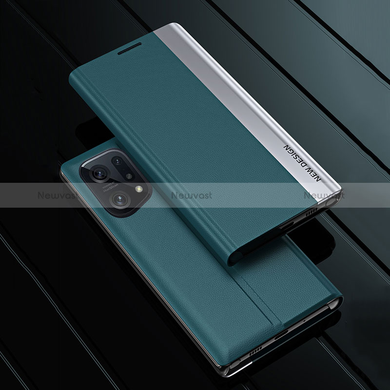 Leather Case Stands Flip Cover Holder L01 for Oppo Find X5 5G