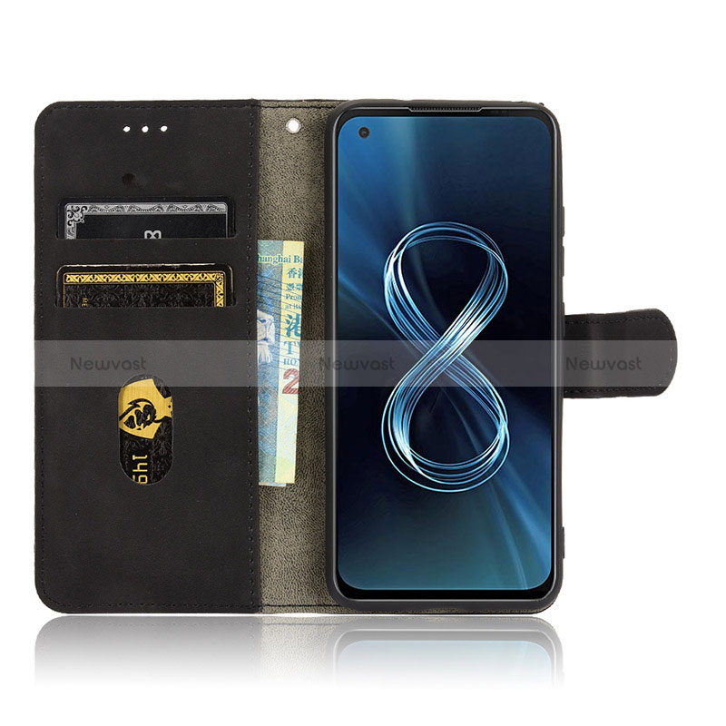 Leather Case Stands Flip Cover Holder L01Z for Asus ZenFone 8 Mini
