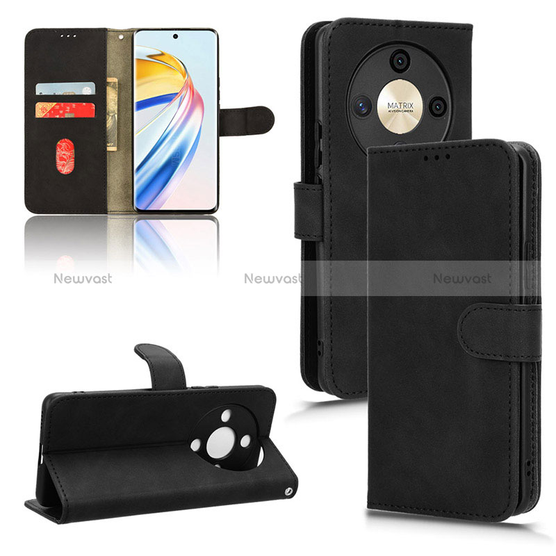 Leather Case Stands Flip Cover Holder L01Z for Huawei Honor X9b 5G