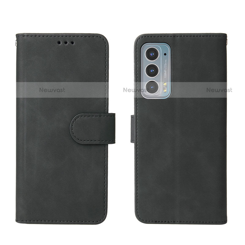 Leather Case Stands Flip Cover Holder L01Z for Motorola Moto Edge 20 5G