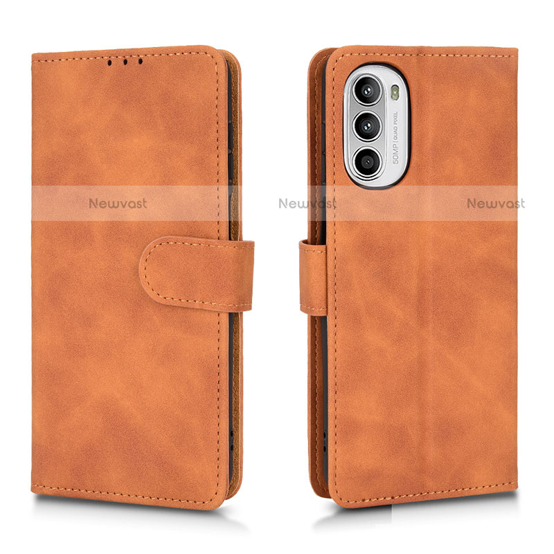 Leather Case Stands Flip Cover Holder L01Z for Motorola Moto Edge (2022) 5G